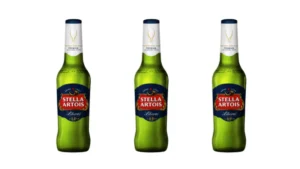 botella de stella artois sin alcohol fresca