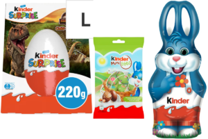 caja de huevos kinder originales en supermercado argentina
