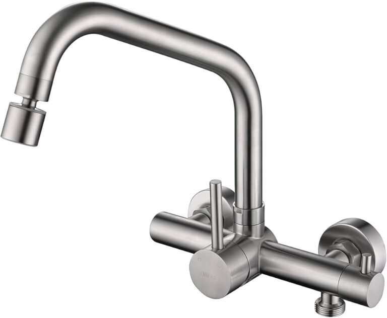 canilla metalica para lavarropas moderna