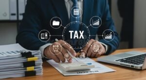 impuestos y negocios calculadora y documentos fiscales