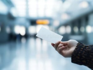 mano sosteniendo tarjeta sube estacion de tren