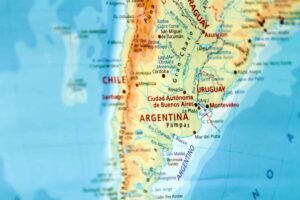 mapa de chile y argentina con senal movil