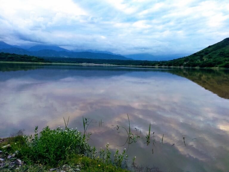 paisaje natural del dique el carmen jujuy