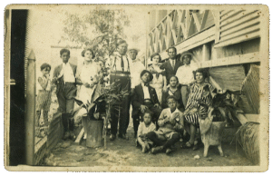 retrato antiguo familia tradicional argentina siglo xix