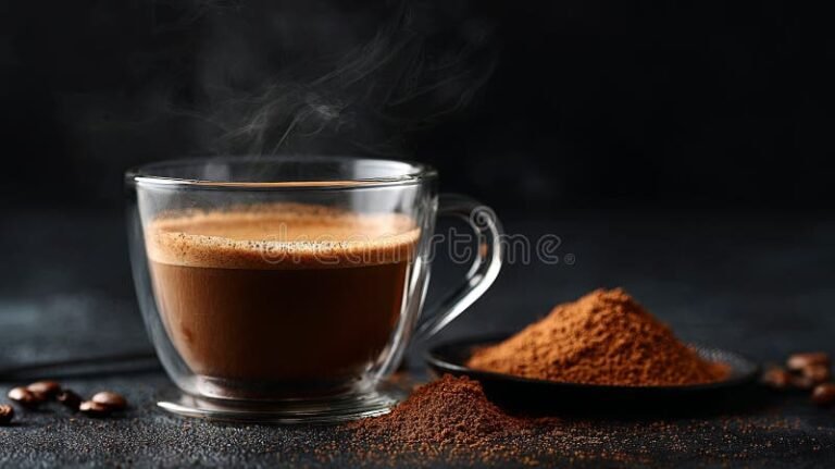 tazas de cafe instantaneo al vapor